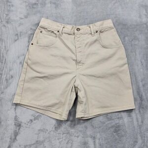 Vintage Northern‎ Reflections Shorts Womens 29 Beige High Rise Denim Mom Casual